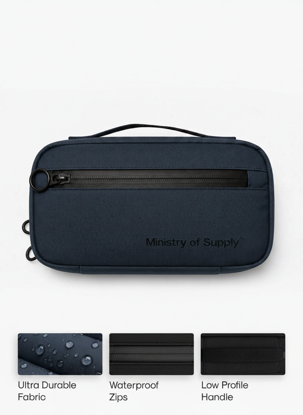 DopplerMatte Flight Pouch in Navy