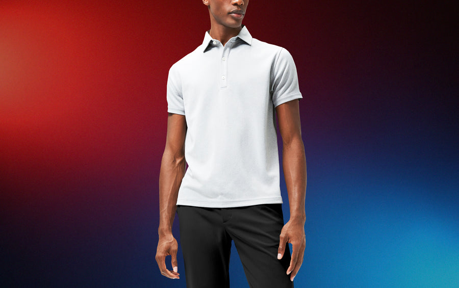 Apollo Polo: NASA Temperature Regulation for Out Of This World Comfort [Men's Apollo Polo]