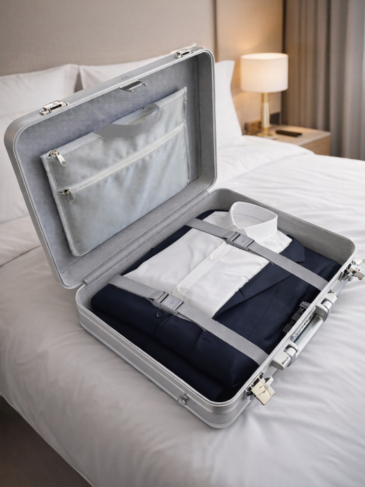 Aluminum Attaché Case - Silver – Ministry of Supply