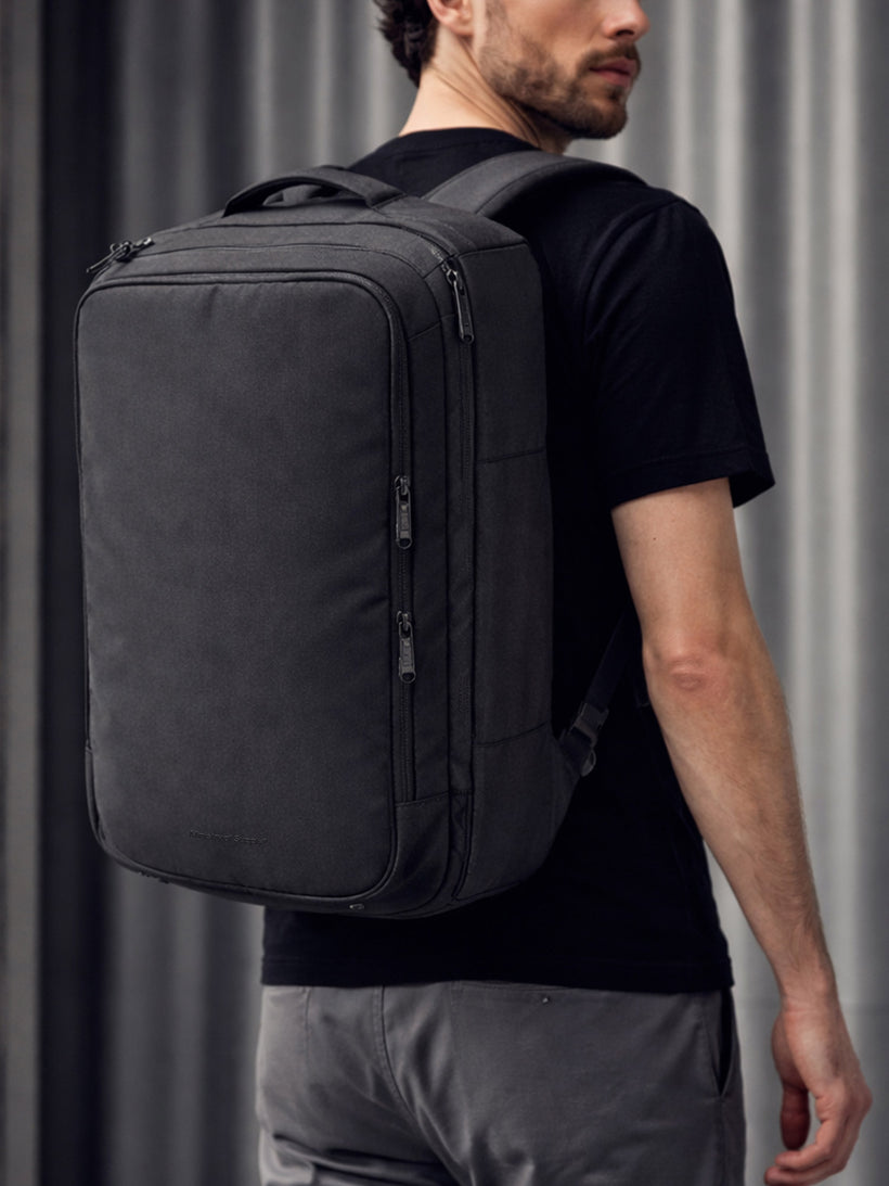 Ministry of Supply Boston One Bag technical travel Bag in advanced performance fabric with lightweight for work travel and everyday wear