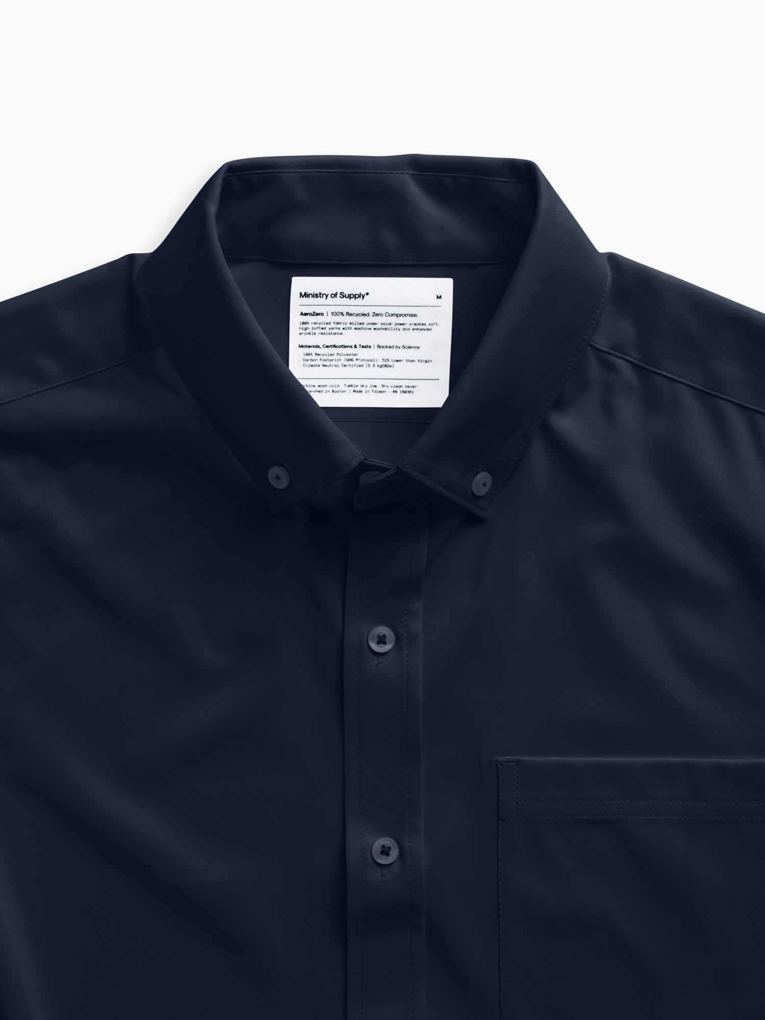 ministry of supply aero dress shirt Mens Performance Dress Shirt | Black