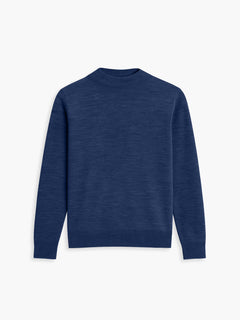 Men's Travel Merino Mockneck - Cobalt