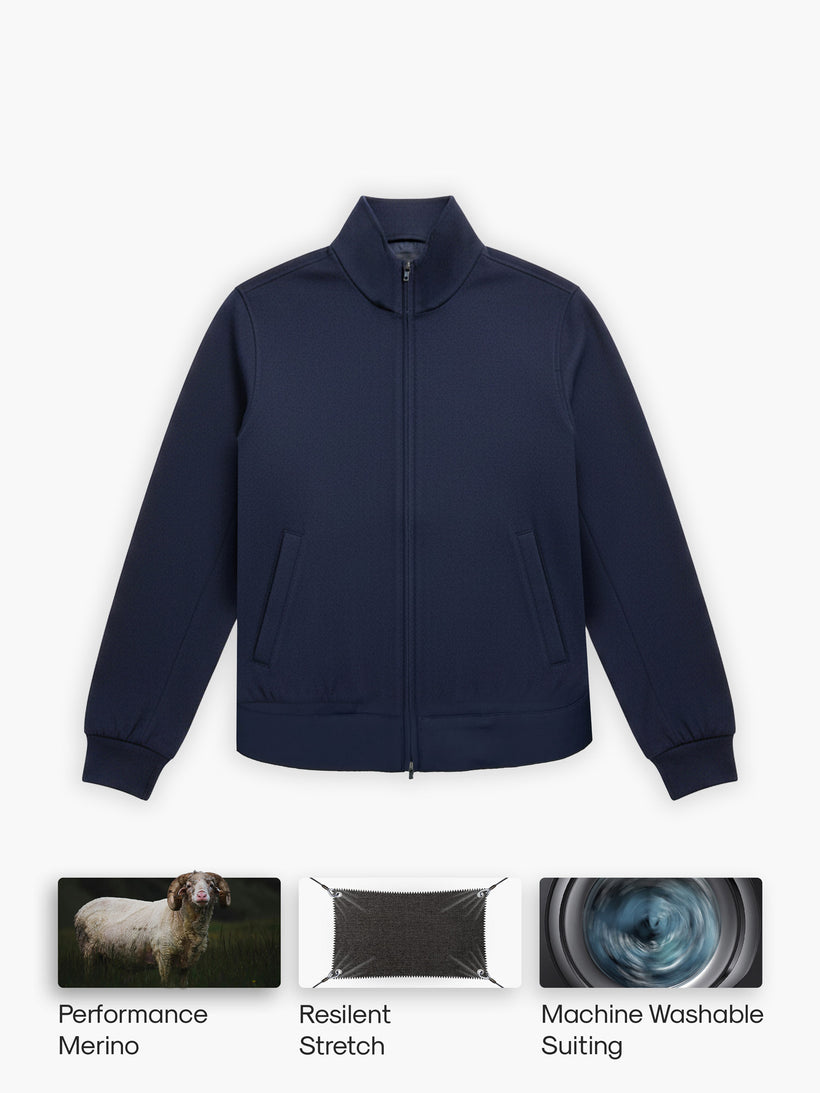 Men's Velocity Merino Harrington Jacket