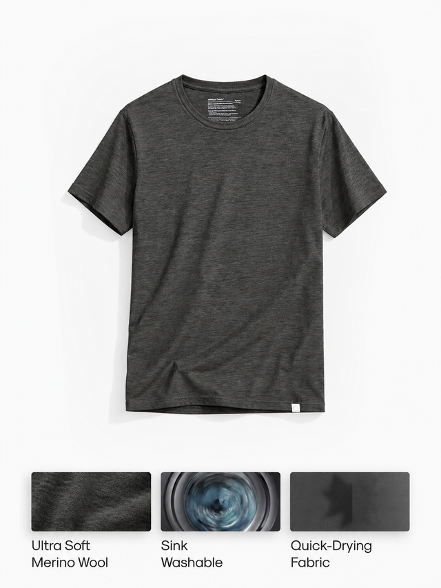Men's Travel Merino Tee