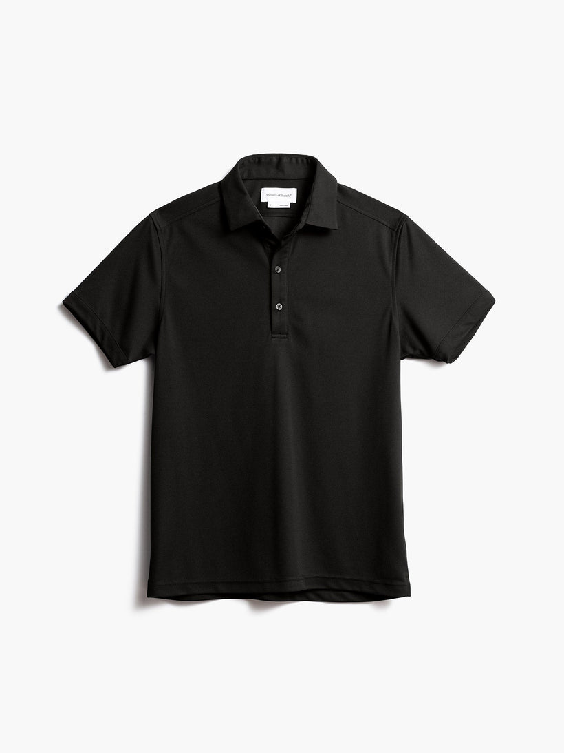 Men's Apollo Polo Black flat lay