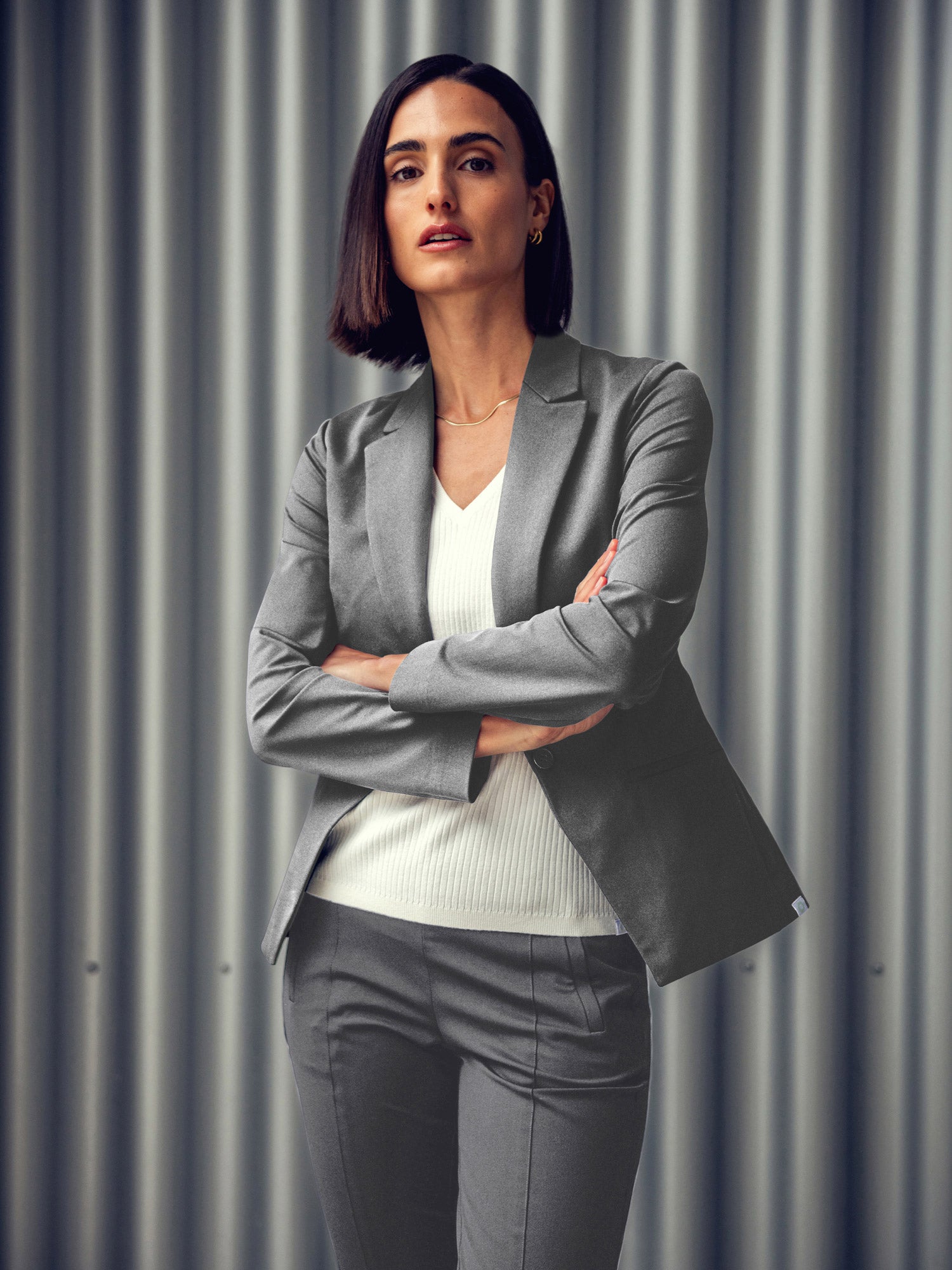 grey dress jacket women's Women's Light Grey Blazer | Suits for Weddings & Events