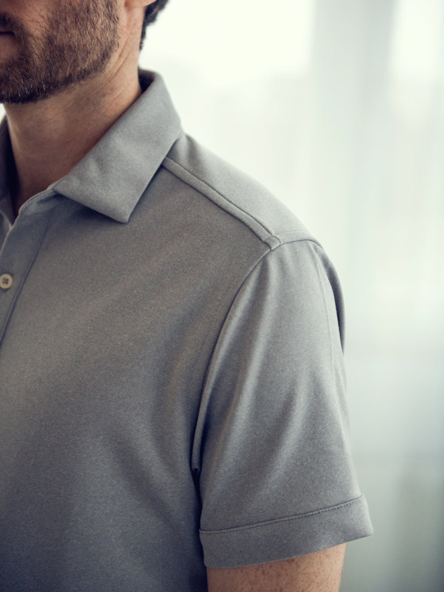 トップス praying polo shirts Size. S Praying Gray Embroidered