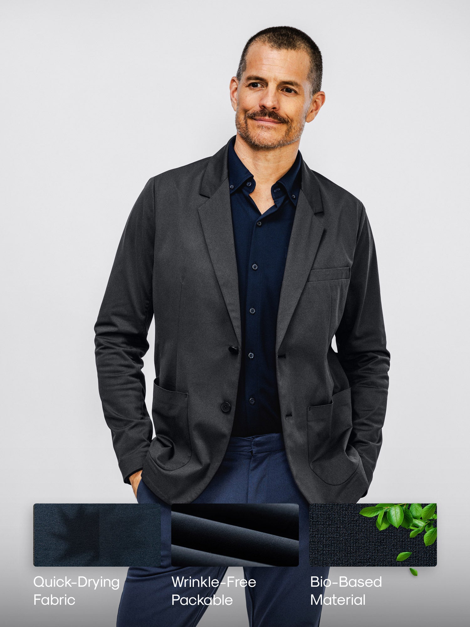 Men's Kinetic Blazer Black (MPS) – Ministry of Supply