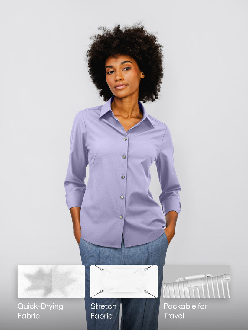 Womens Performance Shirt | Purple