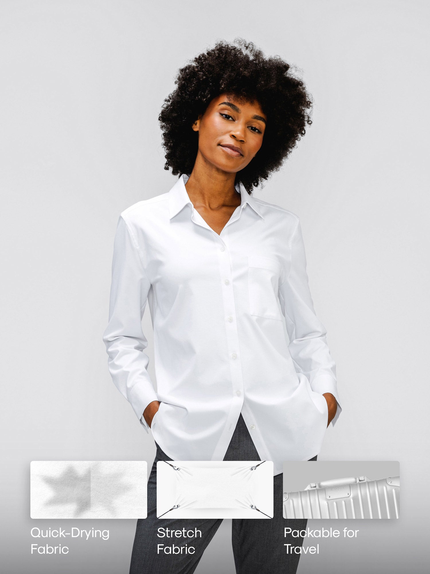 ministry of supply aero dress shirt Mens Performance Dress Shirt | White