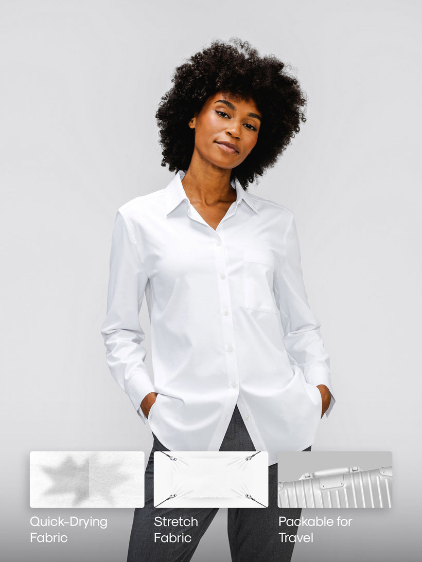 Womens Performance Shirt | White