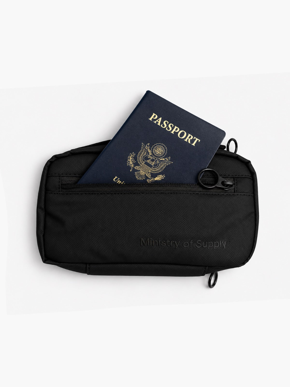 Ministry of Supply DopplerMatte Flight Pouch | Travel Organizer Bag