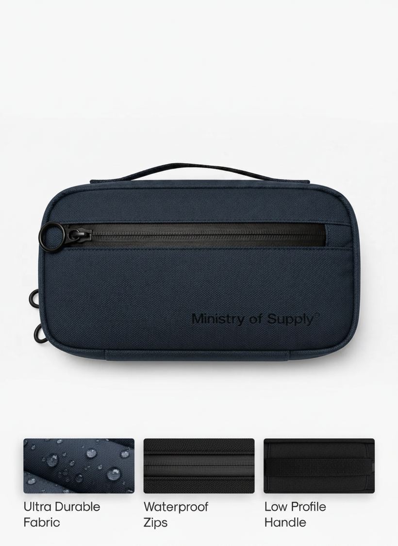 DopplerMatte Flight Pouch in Navy
