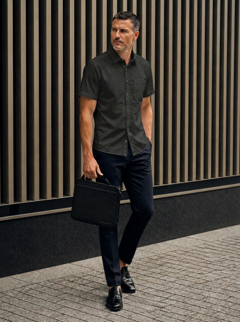 Men's AeroPoplin Short-Sleeve Shirt