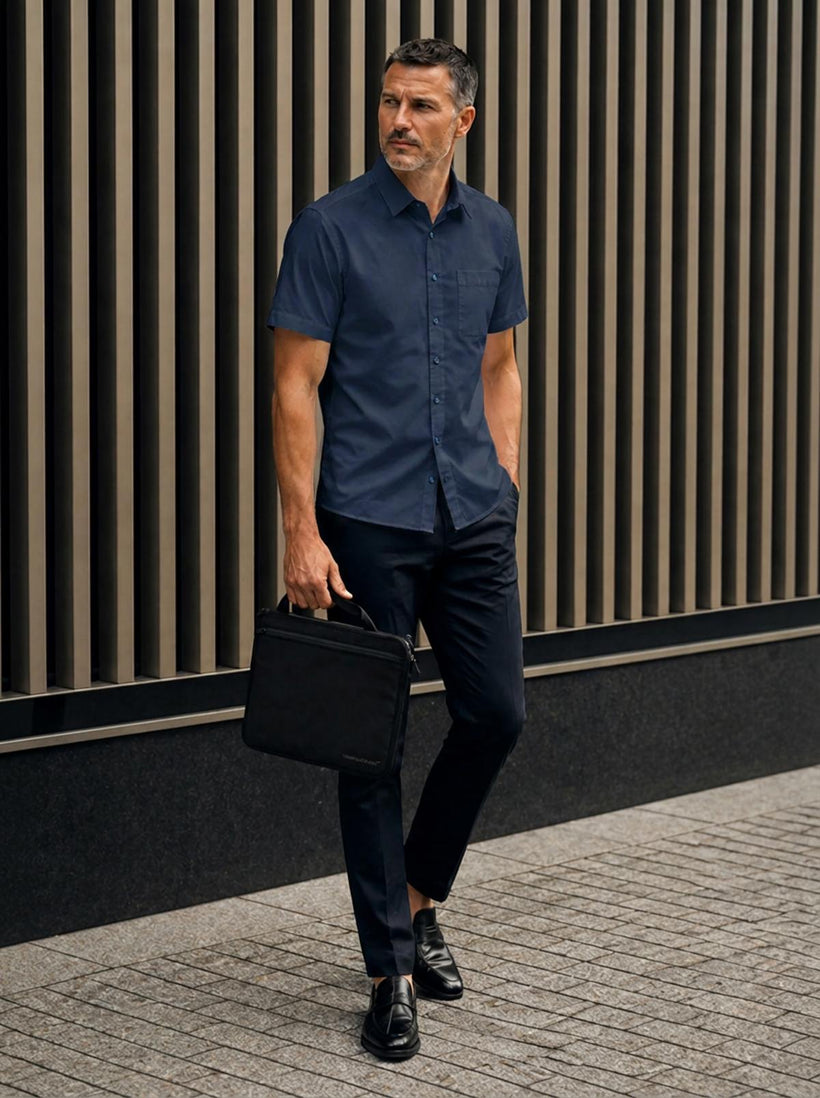 Men's AeroPoplin Short-Sleeve Shirt