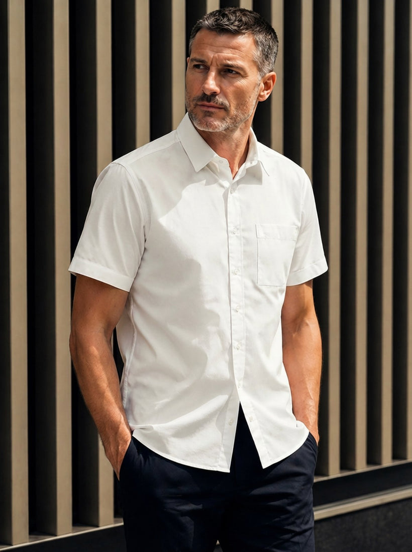 Men's AeroPoplin Short-Sleeve Shirt
