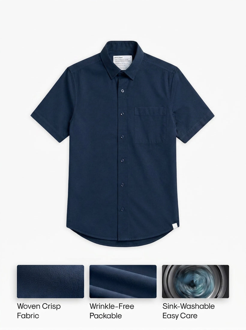 Men's AeroPoplin Short-Sleeve Shirt
