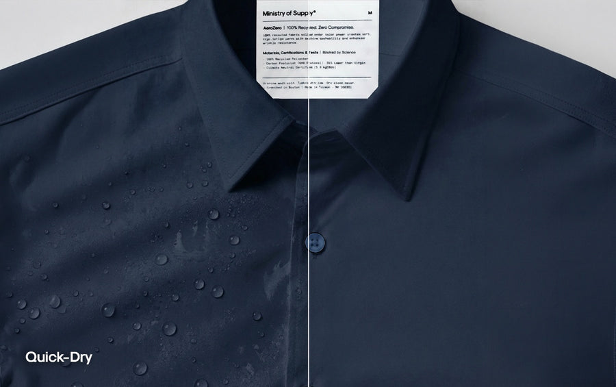 M's AeroPoplin Short Sleeve [Quick Dry]
