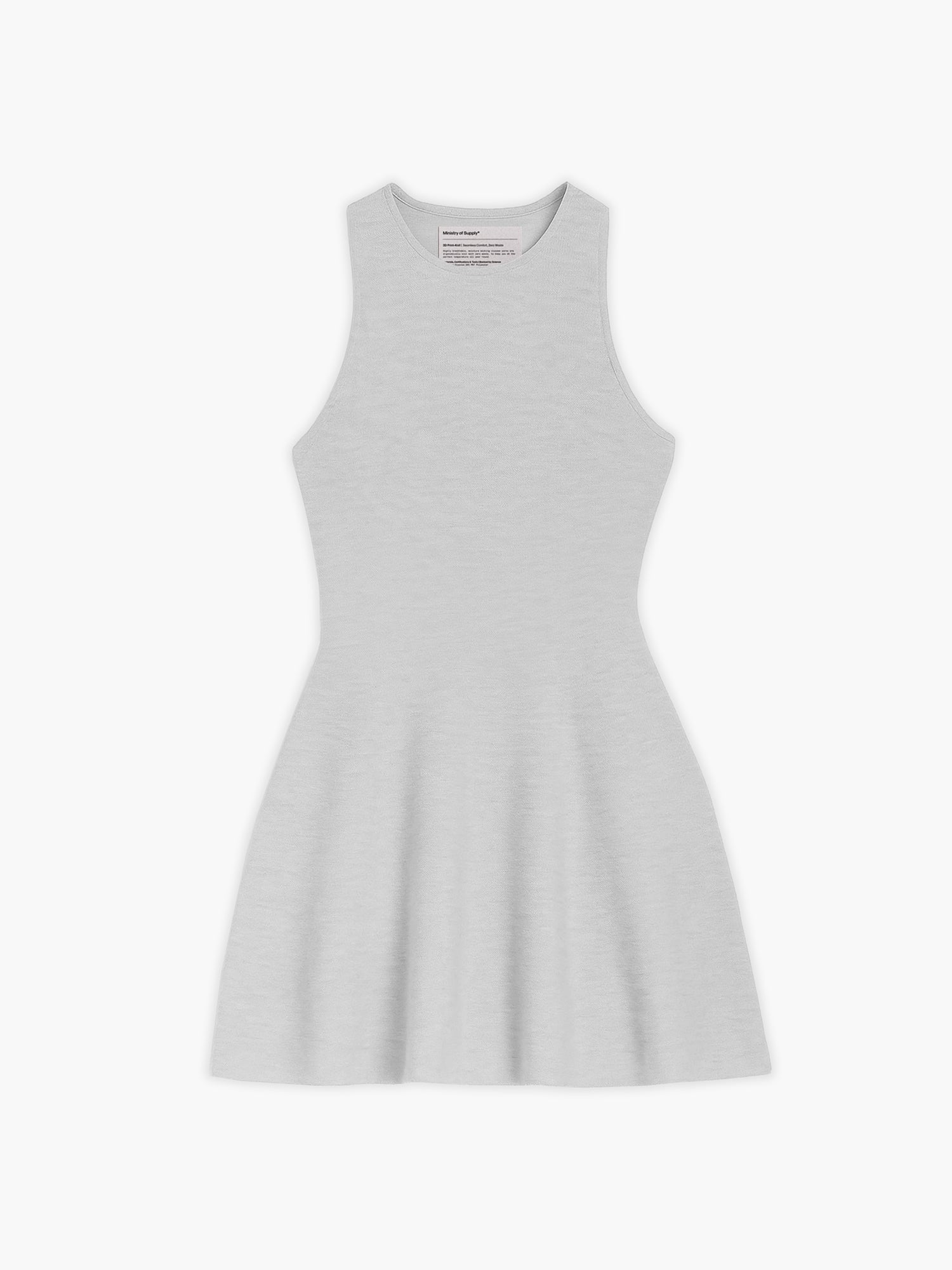 Womens Performance Seamless Dress | Light Gray